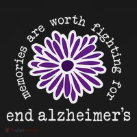 Alzheimers Awareness Memories Are Worth Fighting For Flower Kids Sweatshirt thumb 2