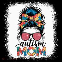 Autism Awareness Messy Bun Autism Mom Coquette Bow Puzzle Coffee Mug thumb 5