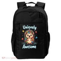 Autism Awareness Month Hedgehog Acceptance Neurodiversity Backpack thumb 0