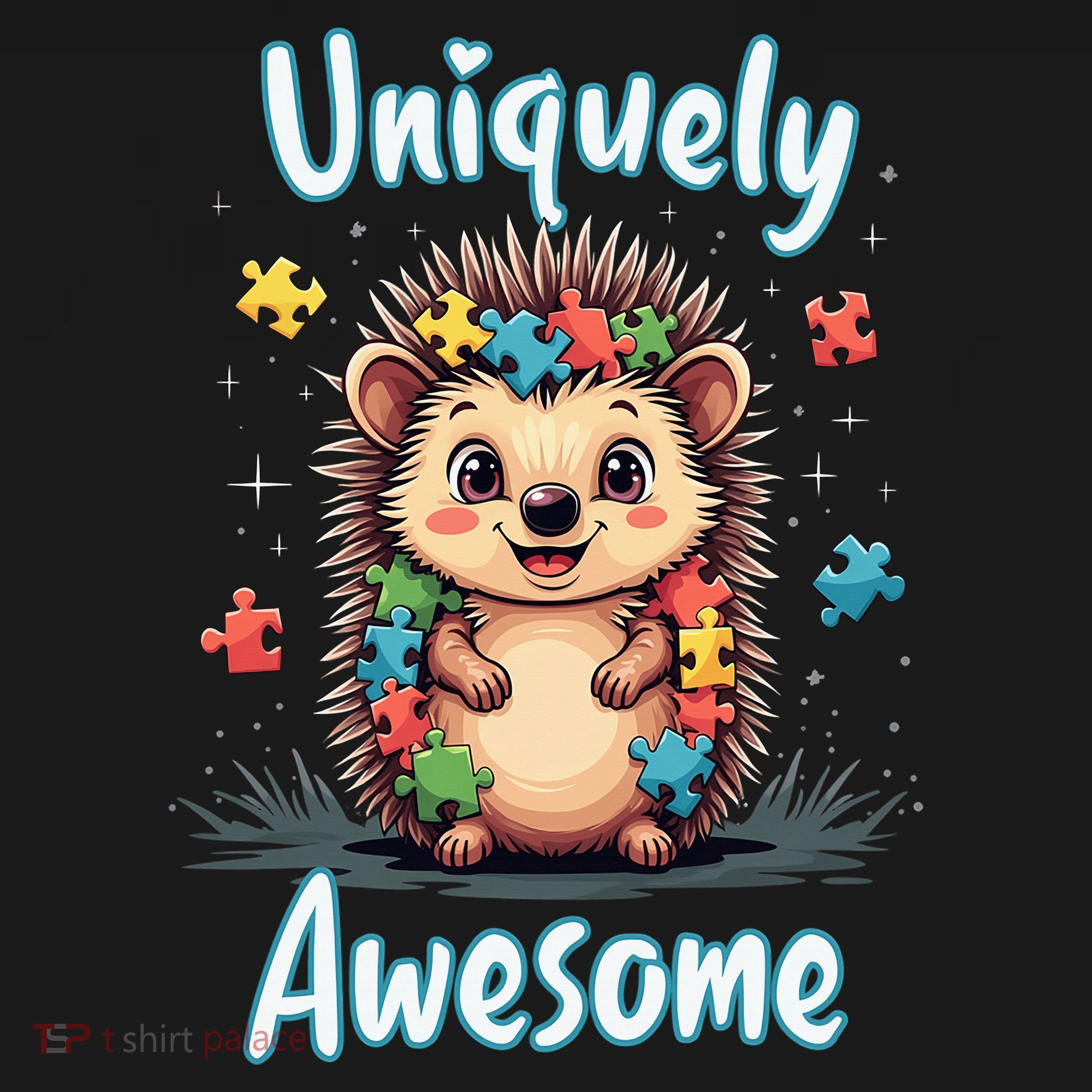 Autism Awareness Month Hedgehog Acceptance Neurodiversity Ornament