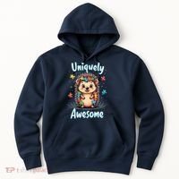 Autism Awareness Month Hedgehog Acceptance Neurodiversity Hoodie thumb 0