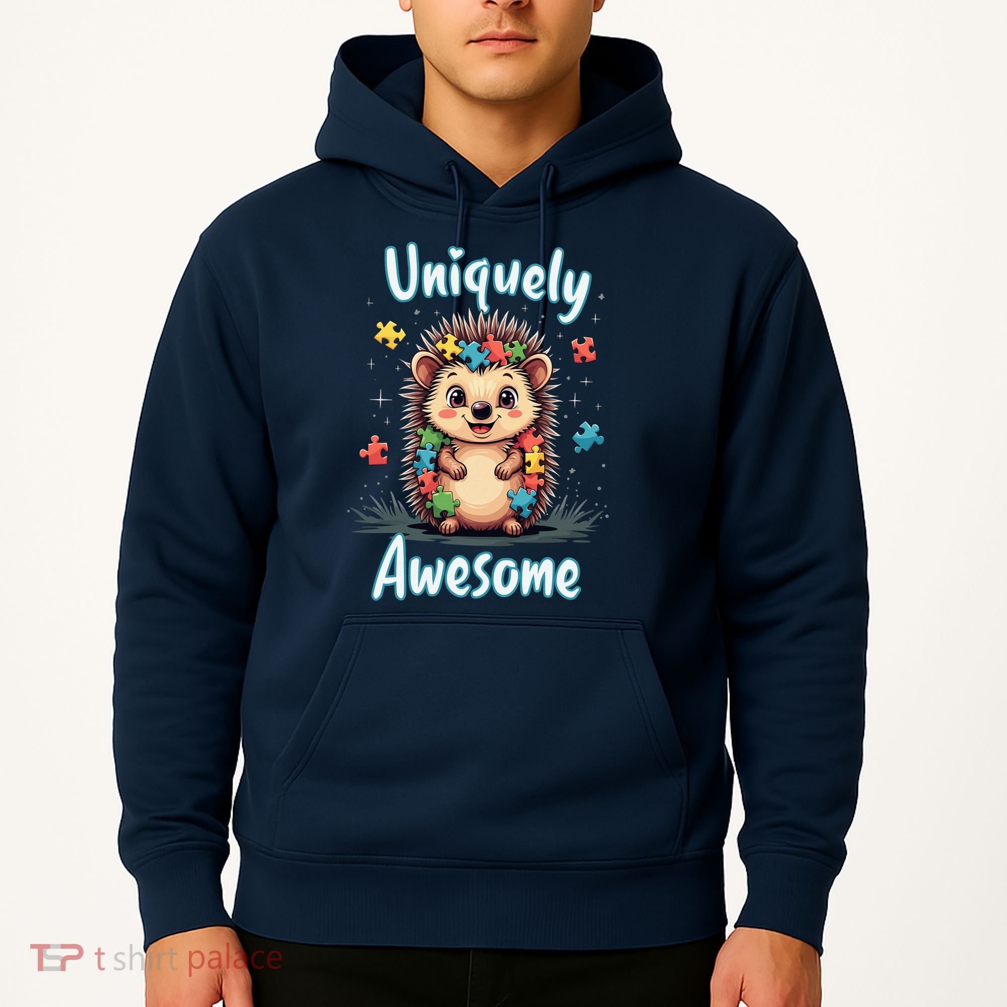 Autism Awareness Month Hedgehog Acceptance Neurodiversity Hoodie