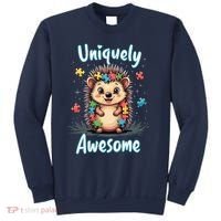 Autism Awareness Month Hedgehog Acceptance Neurodiversity Sweatshirt thumb 0