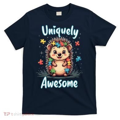 Autism Awareness Month Hedgehog Acceptance Neurodiversity T-Shirt