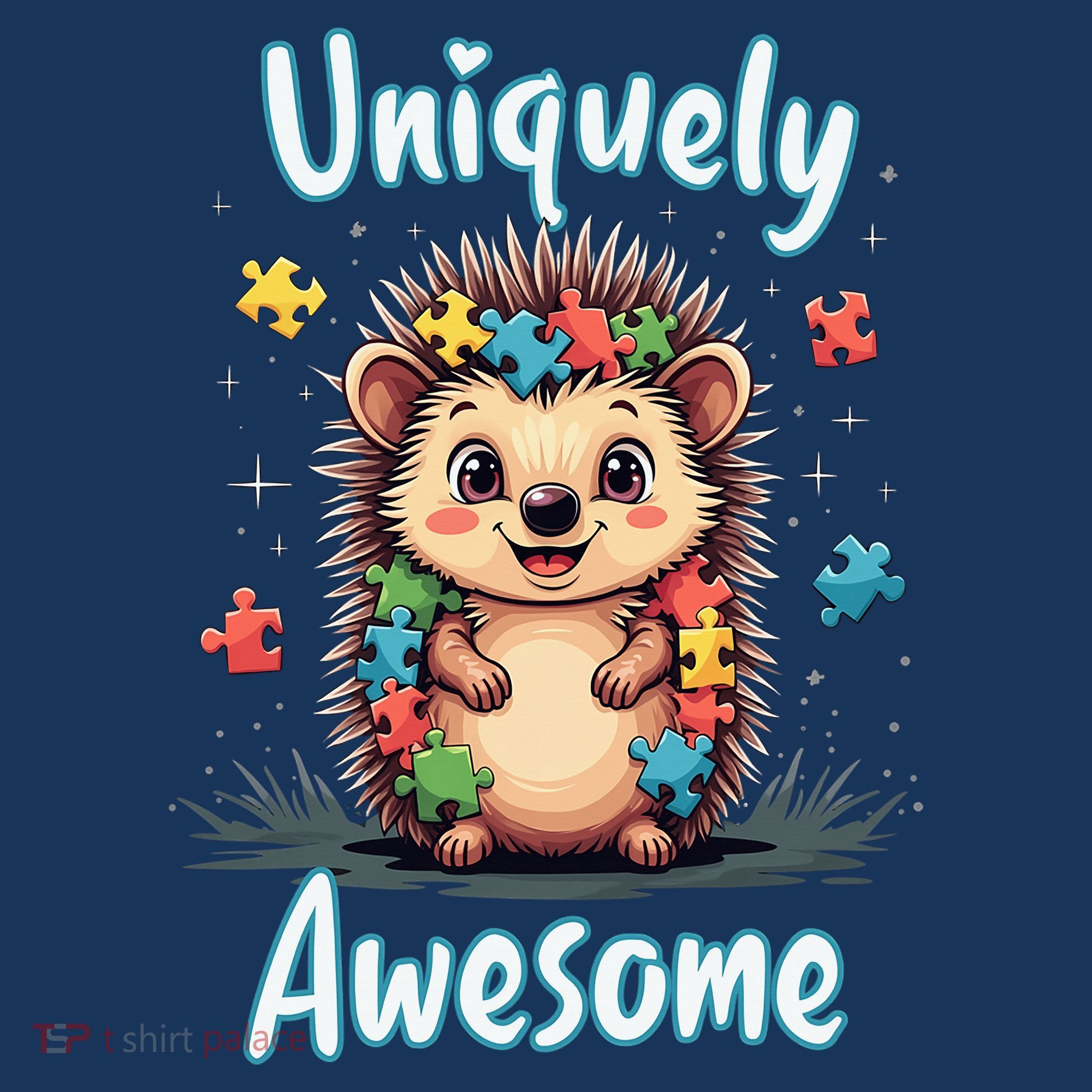 Autism Awareness Month Hedgehog Acceptance Neurodiversity Kids Hoodie