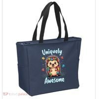 Autism Awareness Month Hedgehog Acceptance Neurodiversity Tote Bag thumb 2