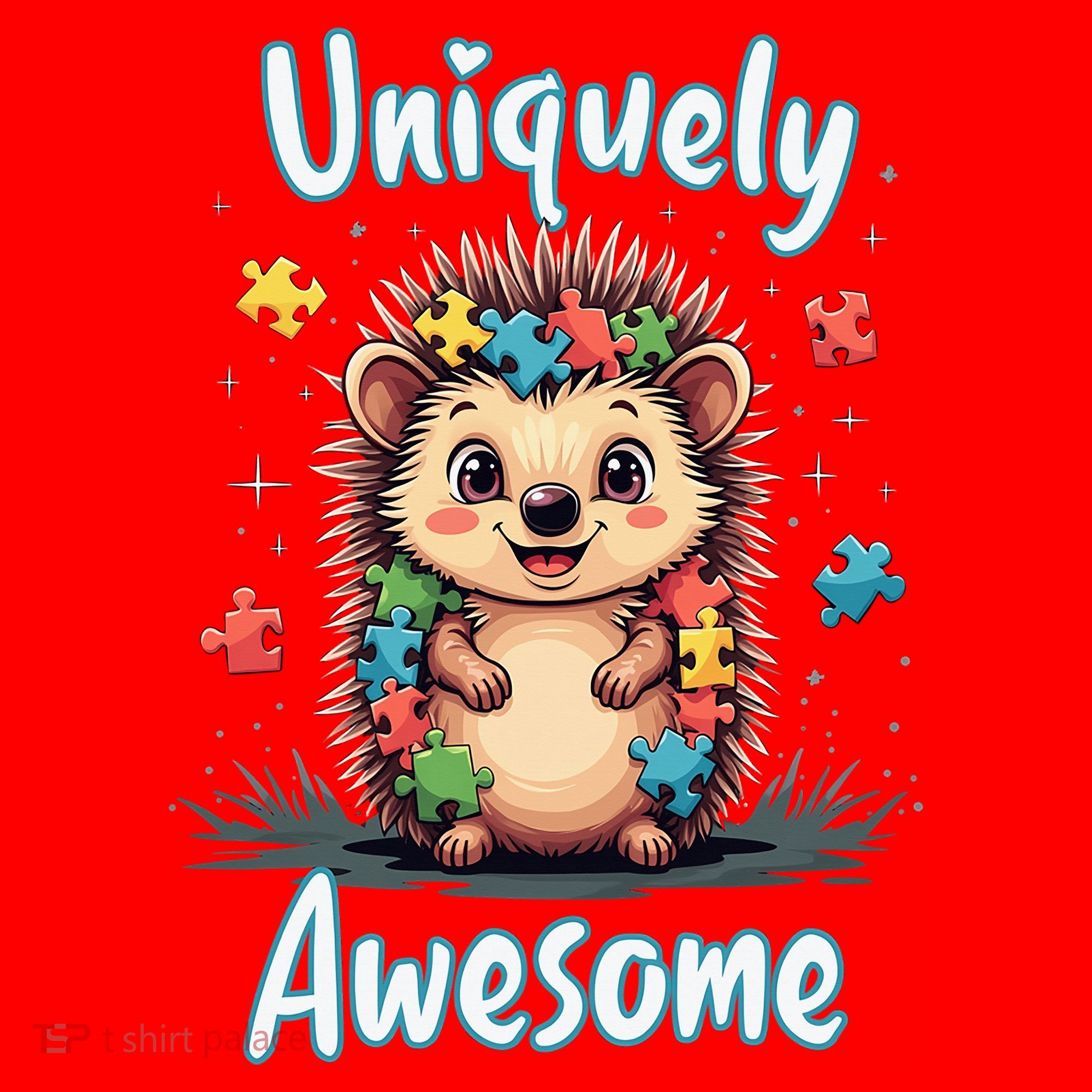 Autism Awareness Month Hedgehog Acceptance Neurodiversity Santa Hat