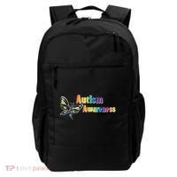 Autism Awareness Month Minimalist Butterfly Backpack thumb 0
