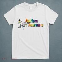 Autism Awareness Month Minimalist Butterfly T-Shirt thumb 5