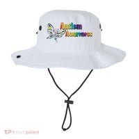 Autism Awareness Month Minimalist Butterfly Bucket Hat thumb 0