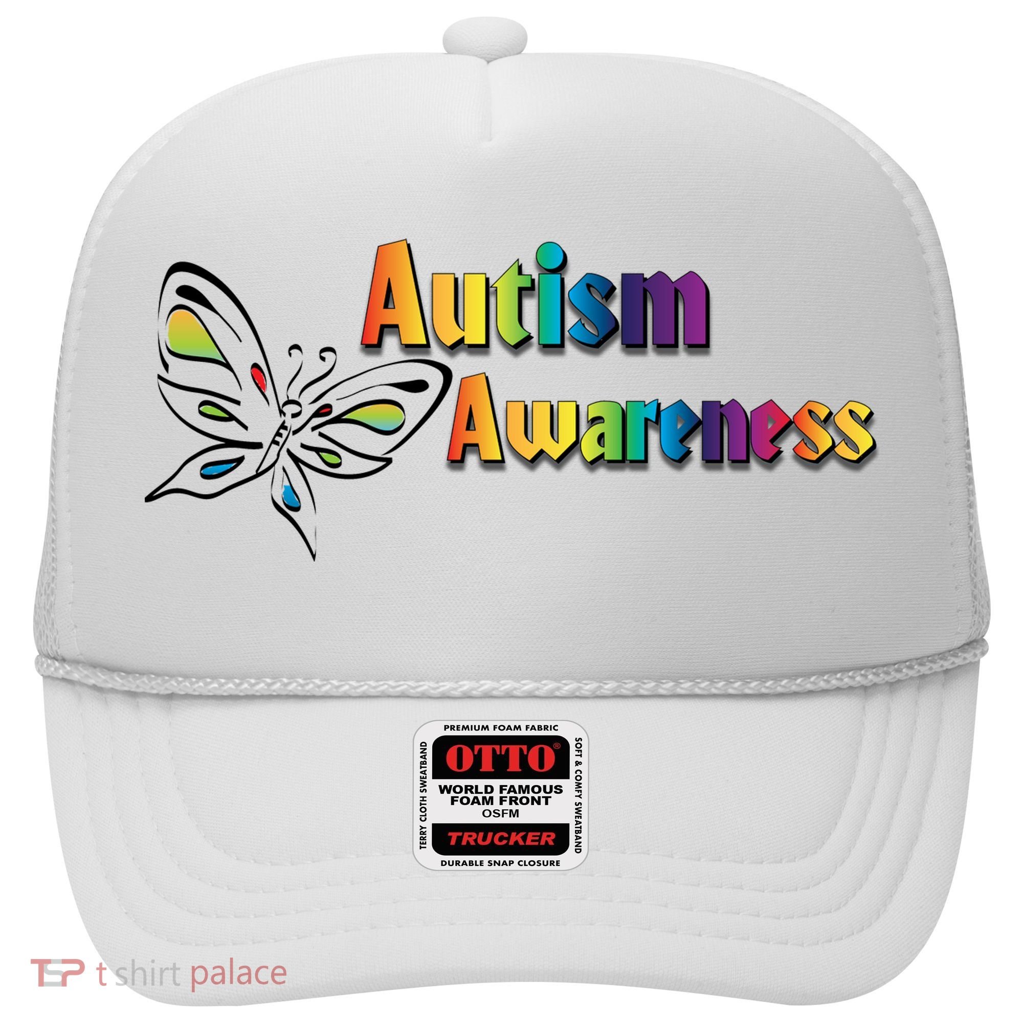 Autism Awareness Month Minimalist Butterfly Hat