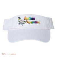 Autism Awareness Month Minimalist Butterfly Visor thumb 0