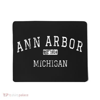 Ann Arbor Michigan Mi Vintage Mousepad