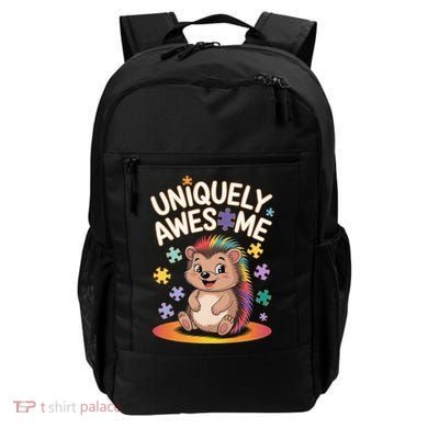 Autism Awareness Month Hedgehog Acceptance Neurodiversity Backpack