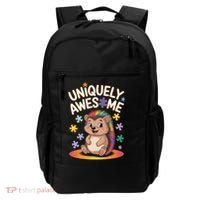 Autism Awareness Month Hedgehog Acceptance Neurodiversity Backpack thumb 0