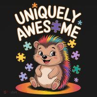 Autism Awareness Month Hedgehog Acceptance Neurodiversity Backpack thumb 2