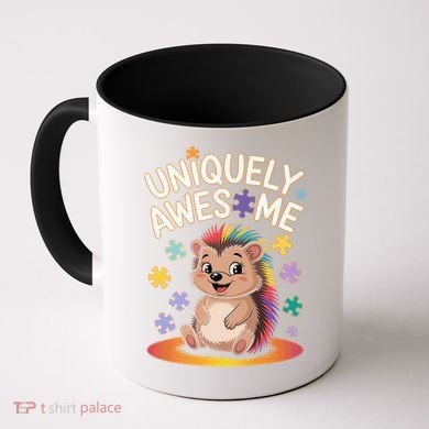 Autism Awareness Month Hedgehog Acceptance Neurodiversity Coffee Mug