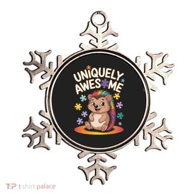 Autism Awareness Month Hedgehog Acceptance Neurodiversity Ornament