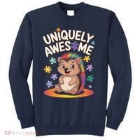 Autism Awareness Month Hedgehog Acceptance Neurodiversity Sweatshirt thumb 0