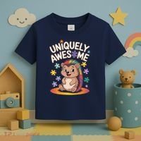 Autism Awareness Month Hedgehog Acceptance Neurodiversity Toddler T-Shirt thumb 3