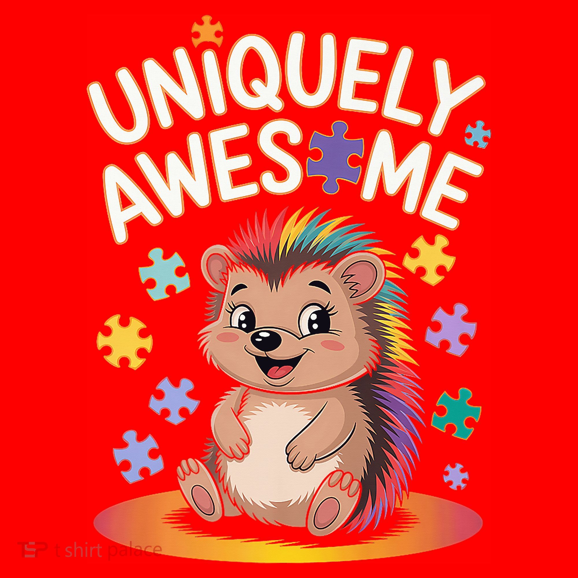 Autism Awareness Month Hedgehog Acceptance Neurodiversity Santa Hat