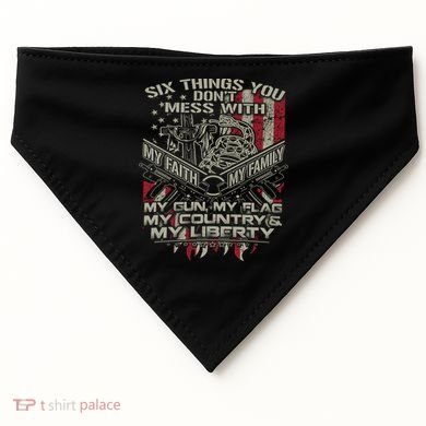 American USA-Made Doggie Bandana
