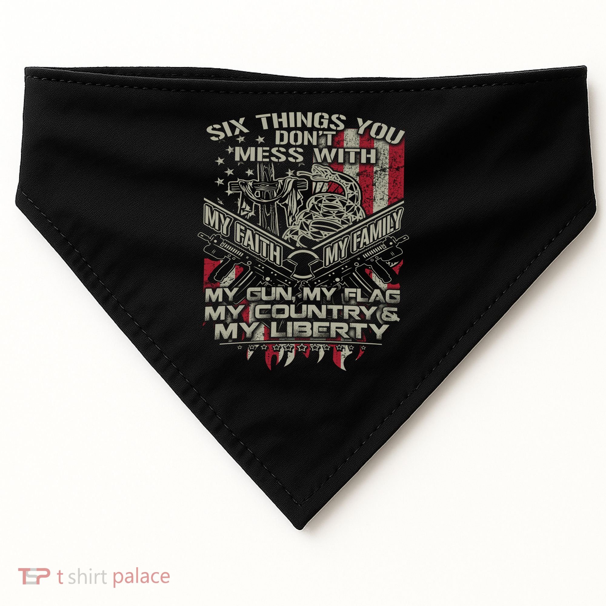 American USA-Made Doggie Bandana