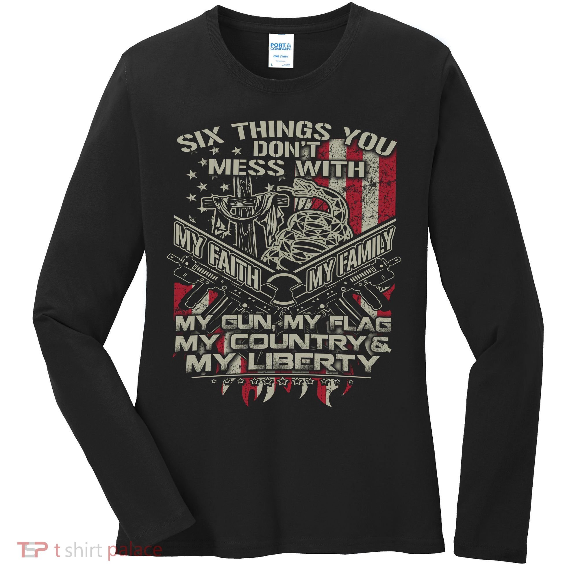 American Women's Long Sleeve Shirt