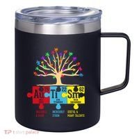 Autism Awareness Month Table Of Elements 12oz Stainless Steel Coffee Mug thumb 0