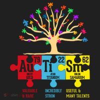 Autism Awareness Month Table Of Elements Tumbler thumb 3
