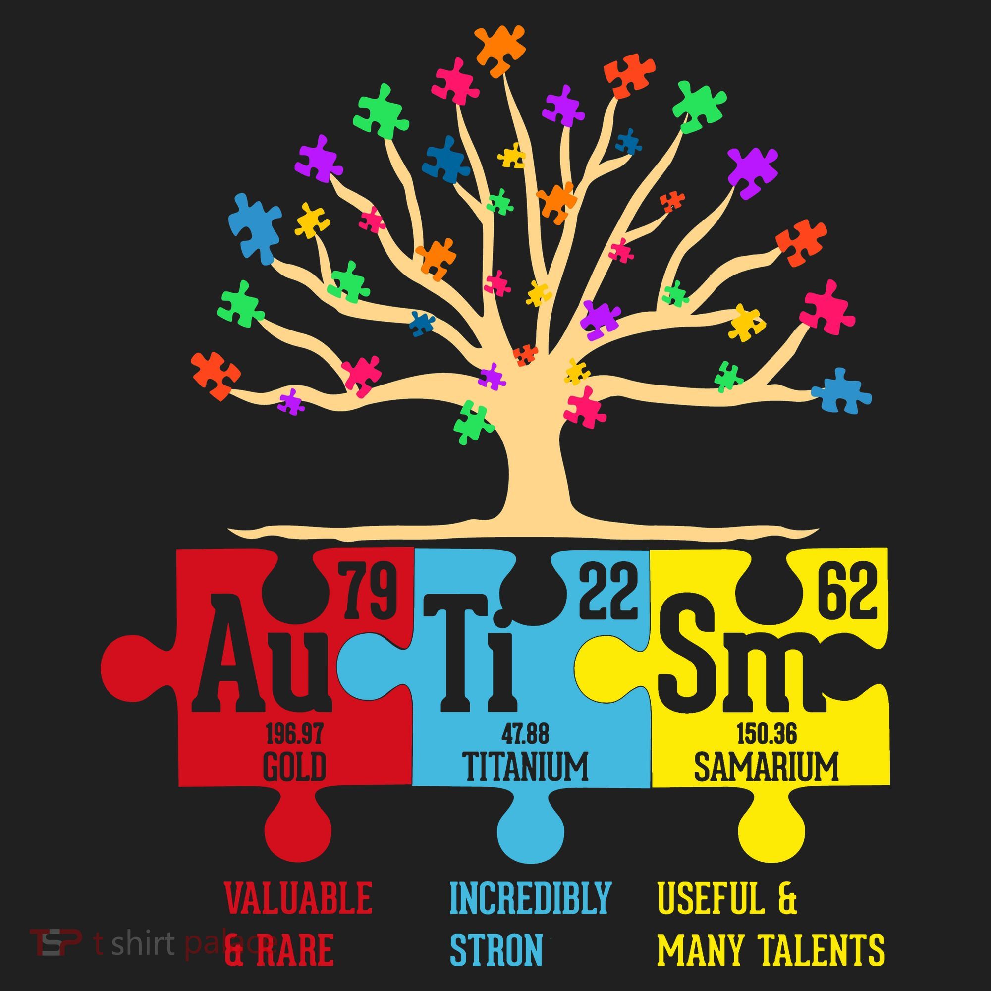 Autism Awareness Month Table Of Elements Tumbler