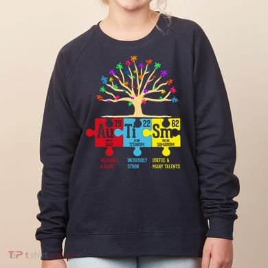 Autism Awareness Month Table Of Elements Women's Sweatshirt