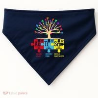 Autism Awareness Month Table Of Elements USA-Made Doggie Bandana thumb 0