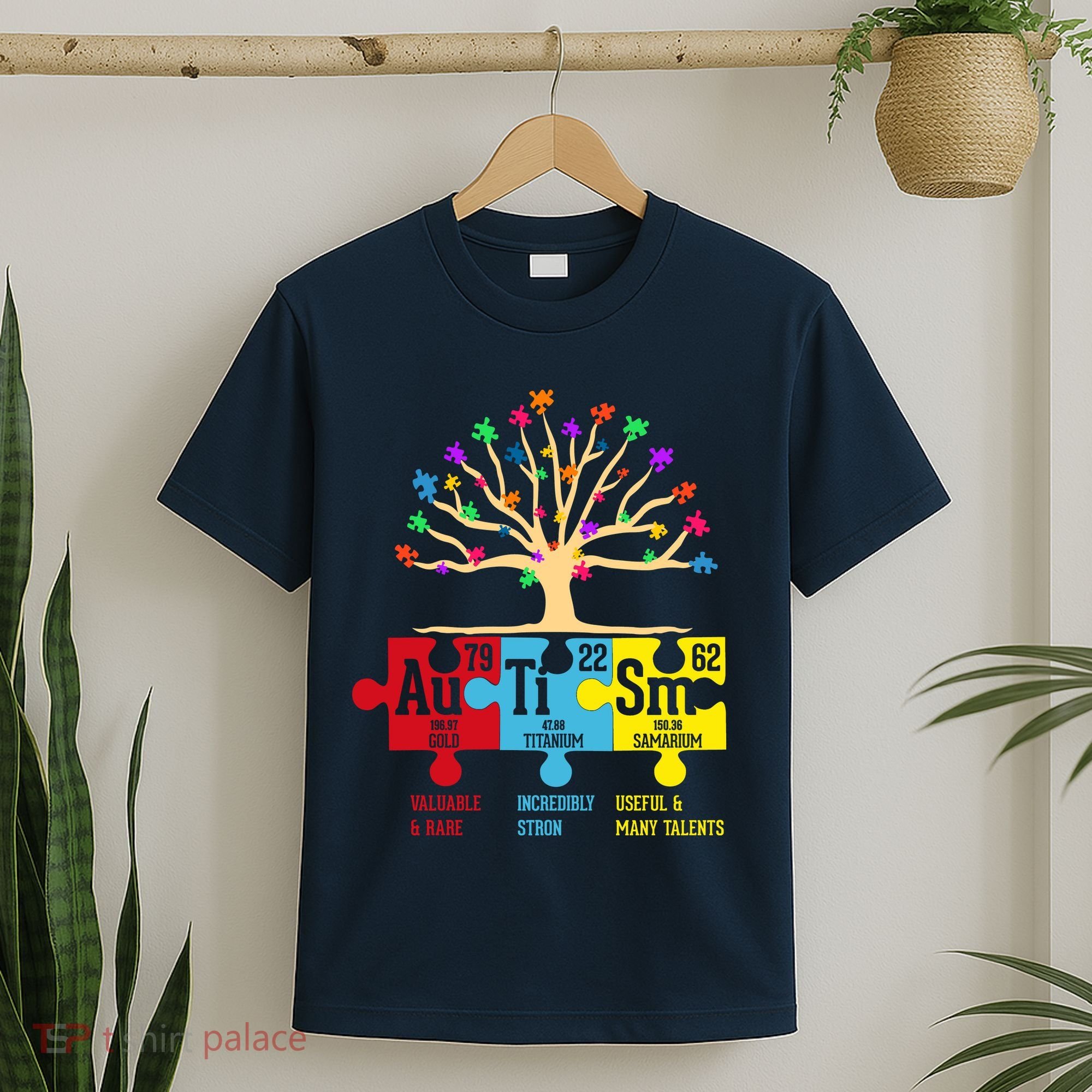 Autism Awareness Month Table Of Elements T-Shirt