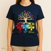 Autism Awareness Month Table Of Elements T-Shirt thumb 4