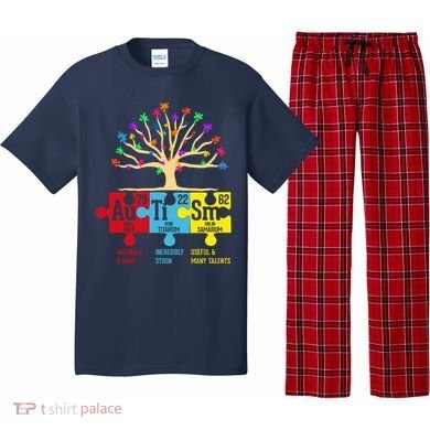 Autism Awareness Month Table Of Elements Pajama Set