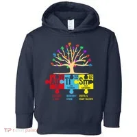 Autism Awareness Month Table Of Elements Toddler Hoodie thumb 0