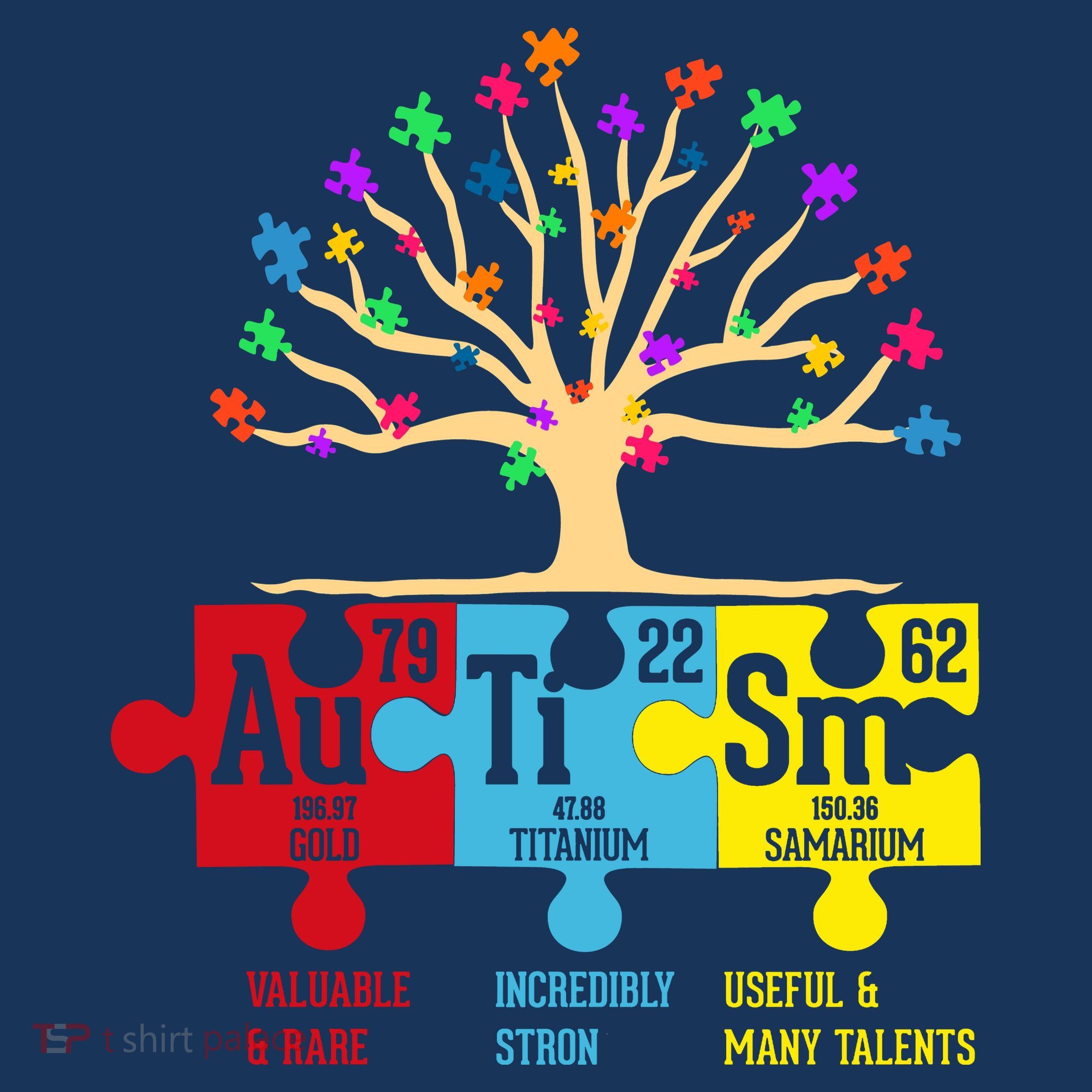 Autism Awareness Month Table Of Elements Toddler Hoodie