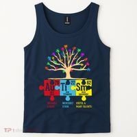 Autism Awareness Month Table Of Elements Tank Top thumb 2