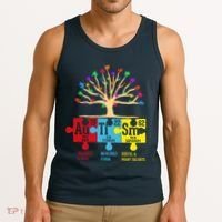 Autism Awareness Month Table Of Elements Tank Top thumb 3