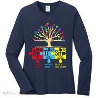 Autism Awareness Month Table Of Elements Women's Long Sleeve Shirt thumb 0