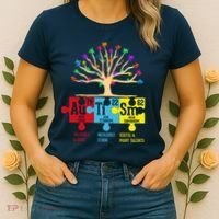 Autism Awareness Month Table Of Elements Women's T-Shirt thumb 2