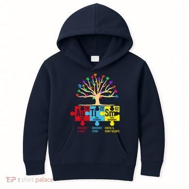 Autism Awareness Month Table Of Elements Kids Hoodie