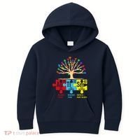 Autism Awareness Month Table Of Elements Kids Hoodie thumb 0