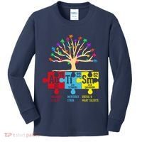 Autism Awareness Month Table Of Elements Kids Long Sleeve Shirt thumb 0