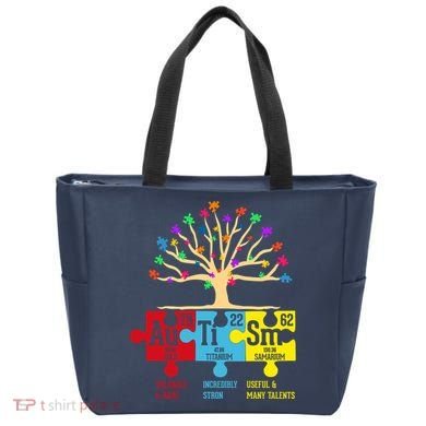 Autism Awareness Month Table Of Elements Tote Bag