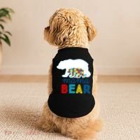 Autism Awareness Mama Bear Autistic Mom Gift Doggie Tank thumb 2
