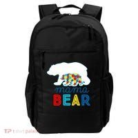 Autism Awareness Mama Bear Autistic Mom Gift Backpack thumb 0