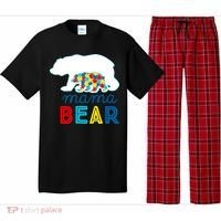 Autism Awareness Mama Bear Autistic Mom Gift Pajama Set thumb 0