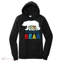 Autism Awareness Mama Bear Autistic Mom Gift Women's Hoodie thumb 0